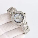 Cartier Jewellery Swiss Quartz Movement White/Black Face Lady's Size Watch